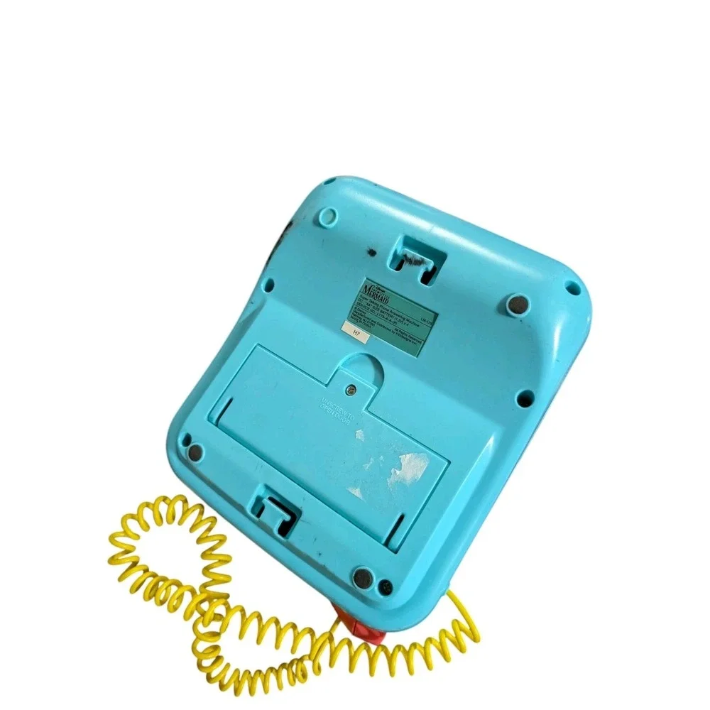 Rare Vtg 90s Disney The Little Mermaid Toy Talking Phone Answering Machine WORKS